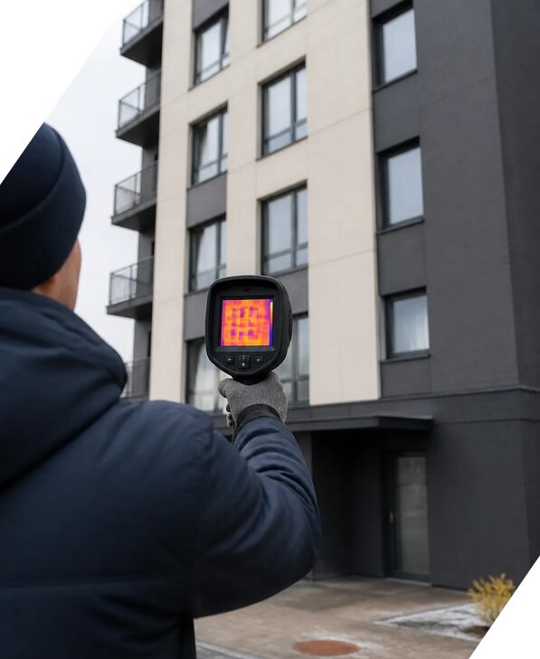 Тепловизионное обследование зданий в Клинцах от 5198 р. | ЭкспертизаРоссия